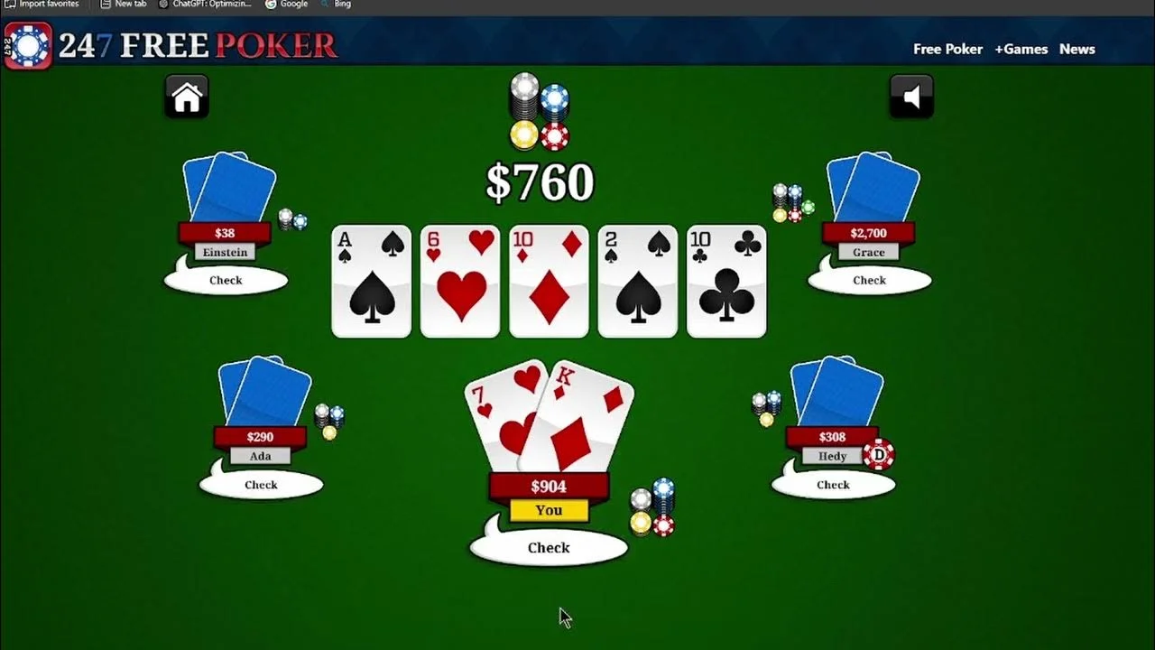 Poker order